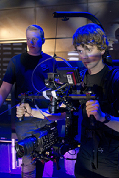 Cameraman aan het werk