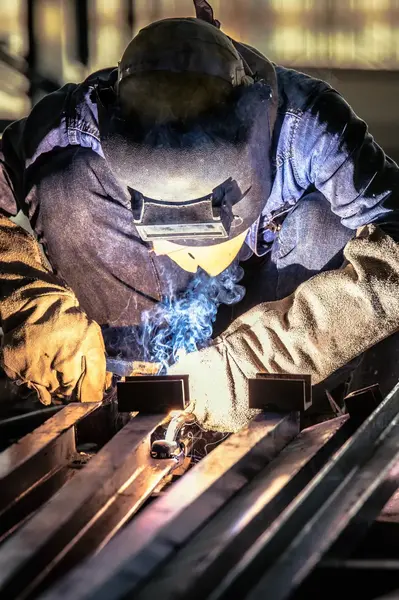 Lasser last metalen constructie