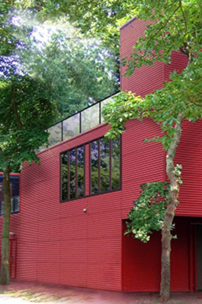 Rood gebouw