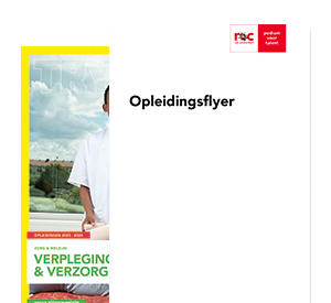 Mbo-Verpleegkundige opleidingsflyer