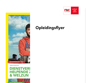 Entree Dienstverlening on the Job opleidingsflyer