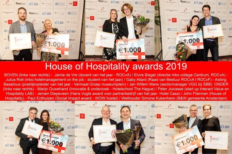 House of Hospitality-awards uitgereikt