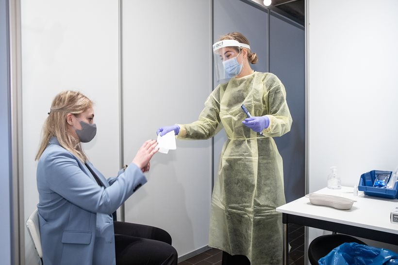 Unieke stage voor mbo-studenten in snelteststraat VU Amsterdam