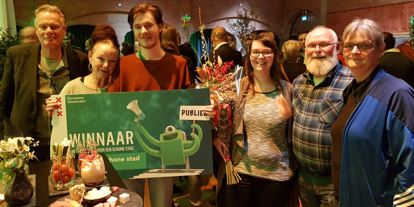 Studenten winnen Amsterdam Schone Stad Publieksprijs 2017