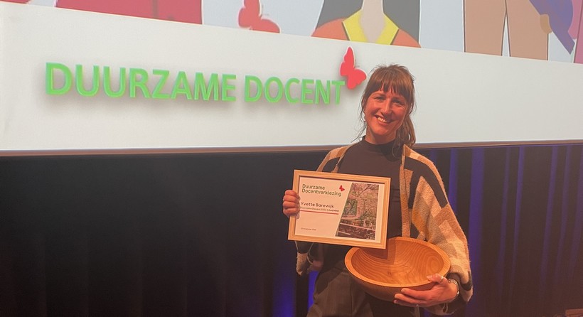 Yvette Barewijk is ‘Duurzame docent in het mbo 2022’