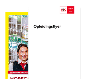 Allround Hospitality Medewerker on the Job opleidingsflyer