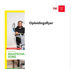 Begeleider Maatschappelijke Zorg  opleidingsflyer