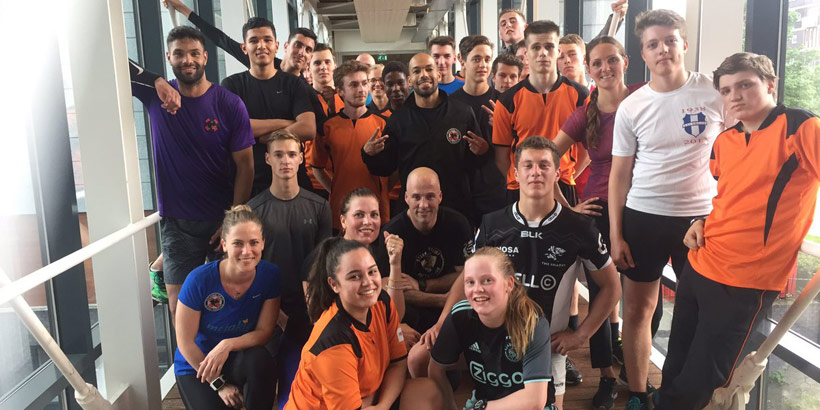 Patta stoomt studenten klaar voor marathon van Amsterdam