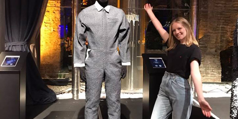 Jean School student ontwerpt voor ‘Denim Loves Art Design Exhibition'