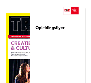 Frank Sanders Akademie voor Musical en Muziektheater opleidingsflyer