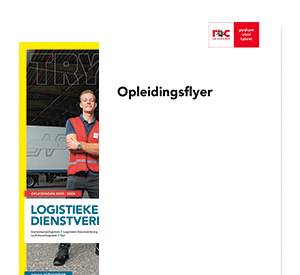 Allround Medewerker Zorglogistiek on the Job opleidingsflyer
