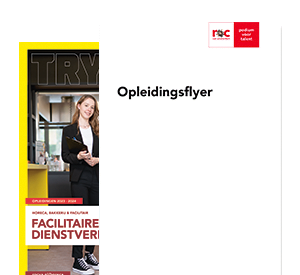 Facilitair Manager Events en Catering opleidingsflyer