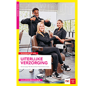 Kapper opleidingsflyer