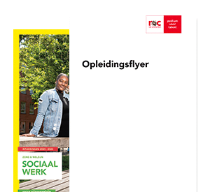 Sociaal Werk opleidingsflyer