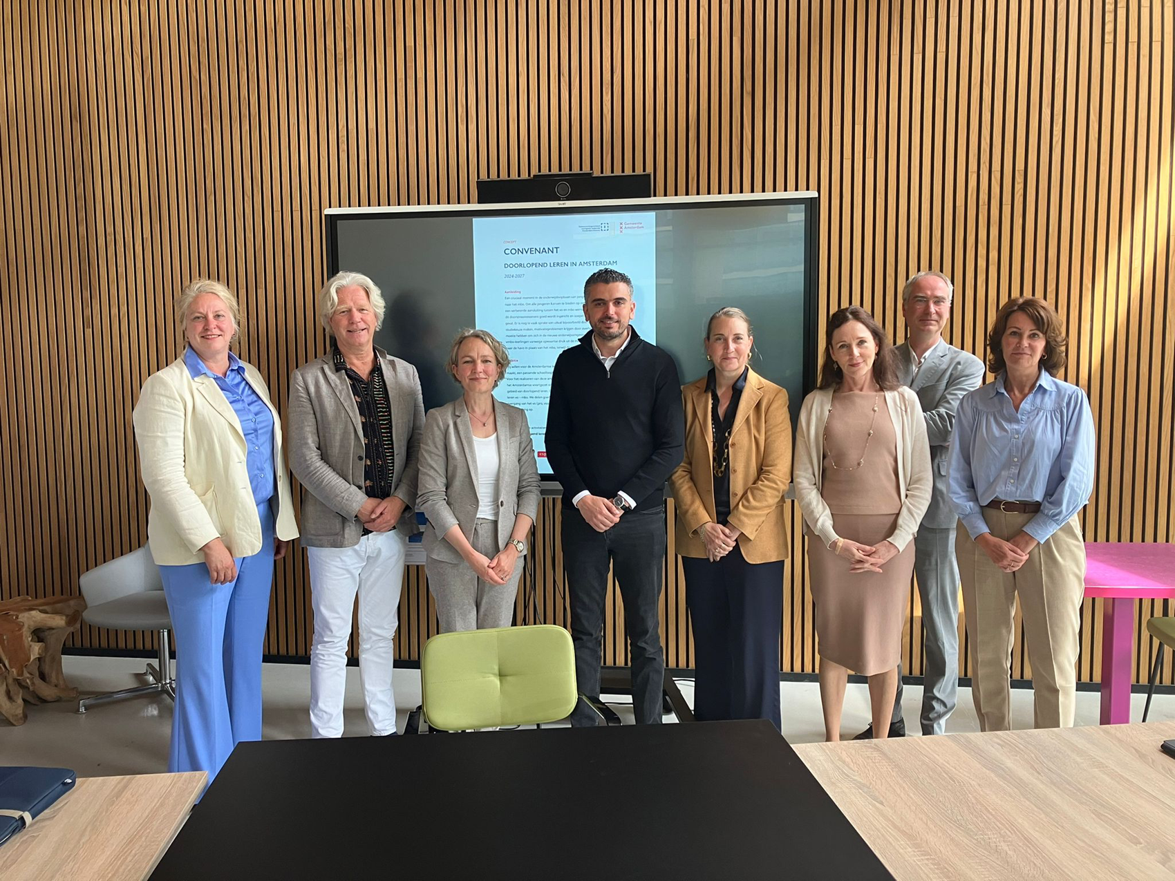 Convenant doorlopend leren Amsterdam getekend